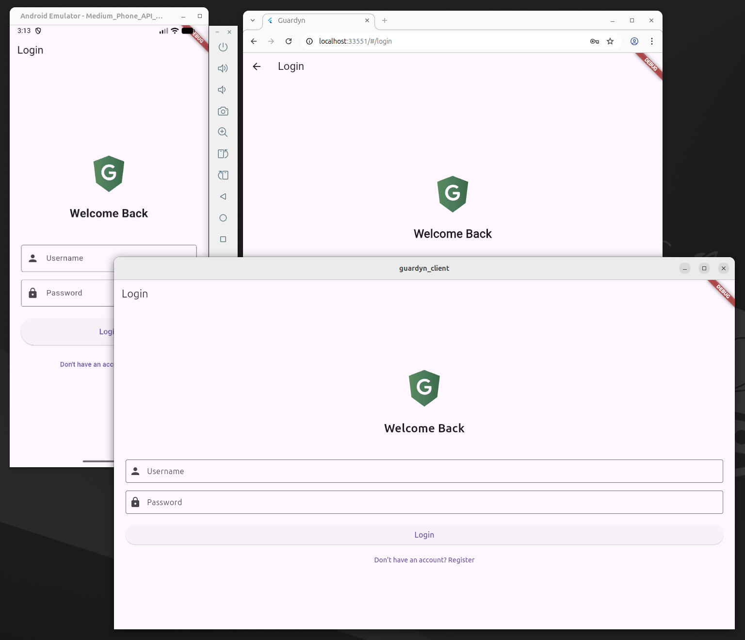 Guardyn Apps - Cross-platform secure messaging on Android, iOS, Linux, macOS, and Web
